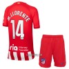 Camisola + Calções Atlético Madrid M. Llorente 14 Criança Equipamento 1ª 23/24